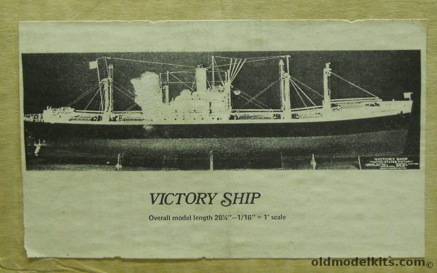 Bluejacket 1/192 Victory Ship VC2SAP1 28 Inches Long